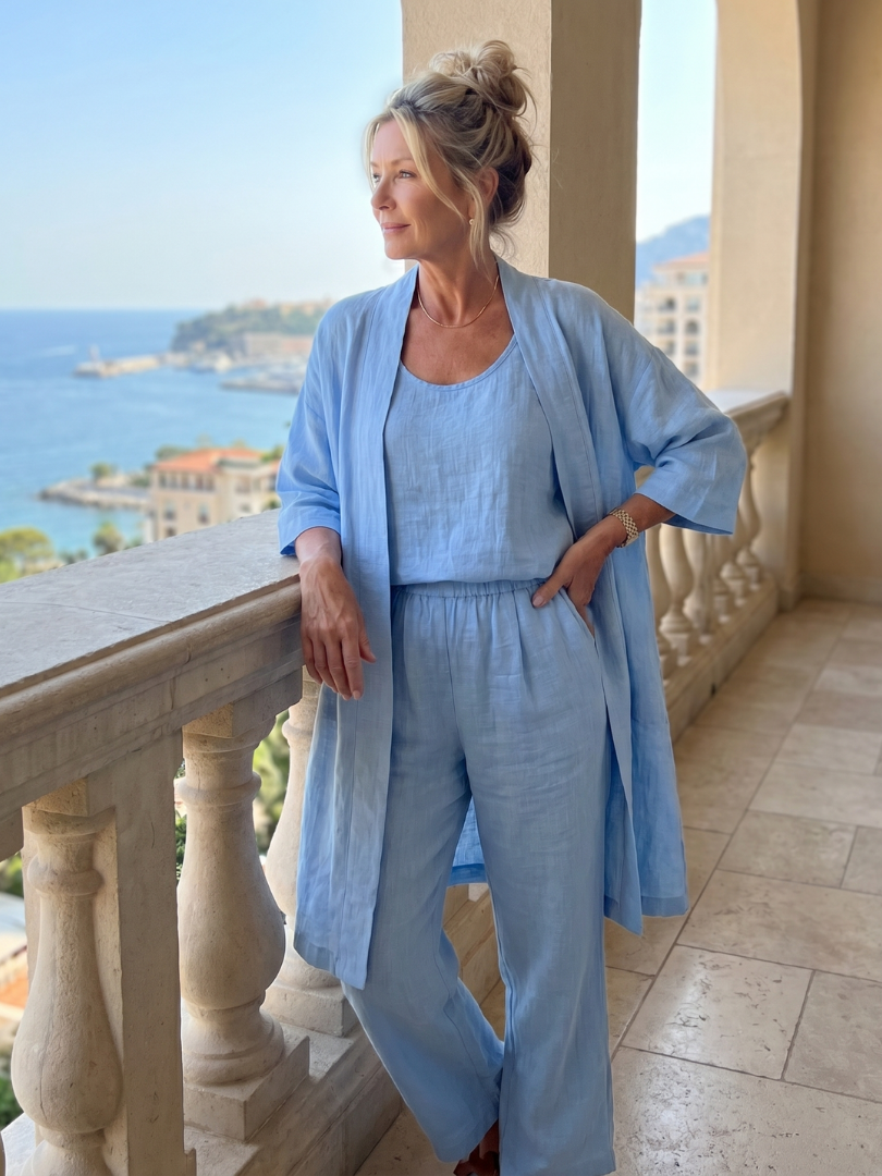Monique  - Casual 3-Piece coordinated Set Relaxed Daytime Wear