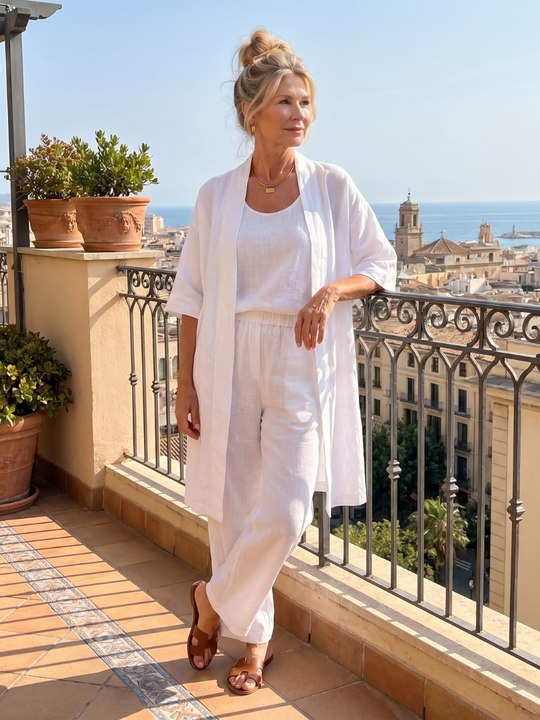 Monique  - Casual 3-Piece coordinated Set Relaxed Daytime Wear