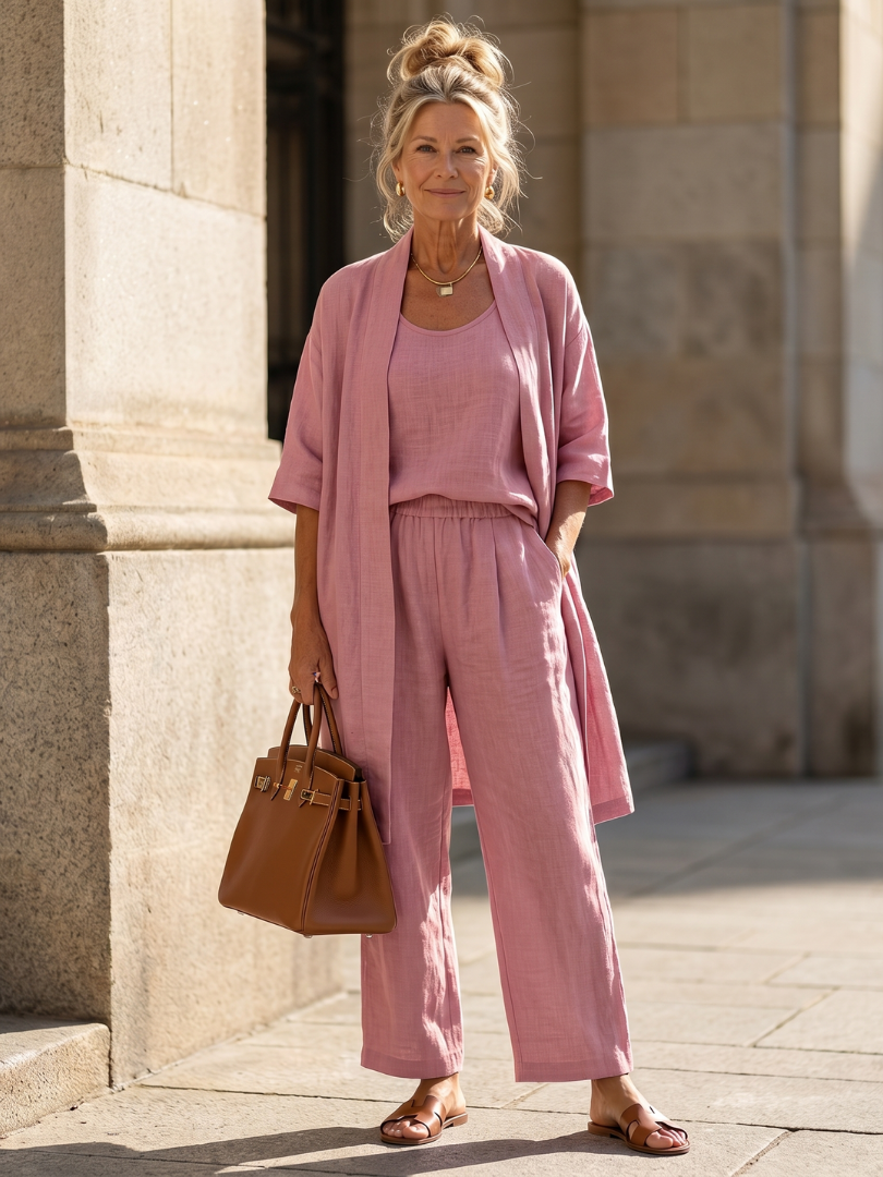 Monique  - Casual 3-Piece coordinated Set Relaxed Daytime Wear