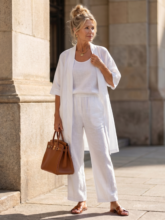 Monique  - Casual 3-Piece coordinated Set Relaxed Daytime Wear