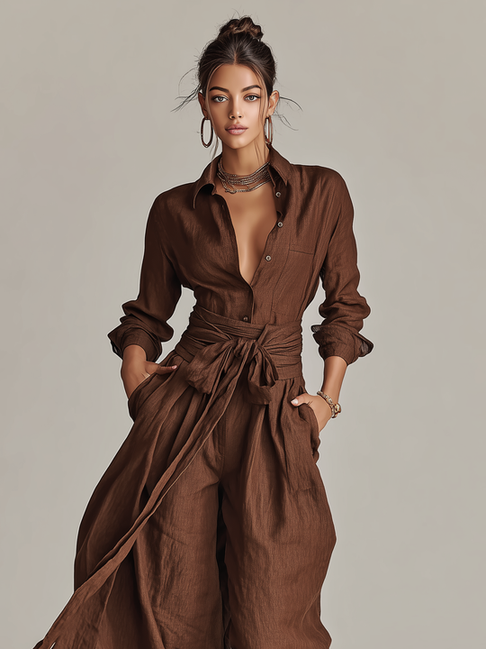 Natasha  - Wide Leg Jumpsuit Elevating Everyday Outfits