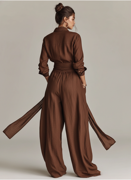 Natasha  - Wide Leg Jumpsuit Elevating Everyday Outfits