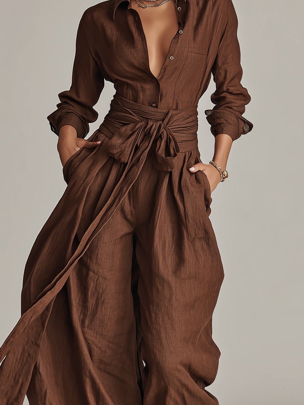 Natasha  - Wide Leg Jumpsuit Elevating Everyday Outfits