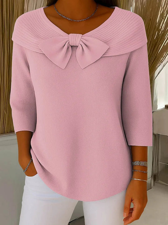 women fitted sweater in black for casual outings 1