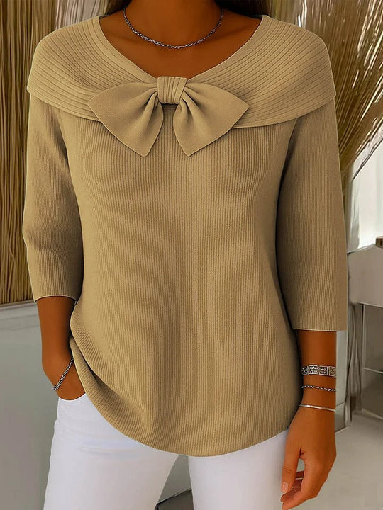 women fitted sweater in black for casual outings 2