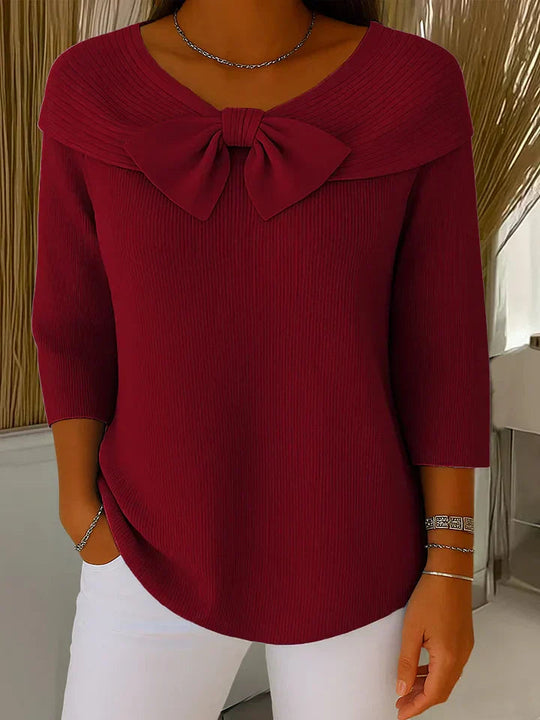 women fitted sweater in black for casual outings 3