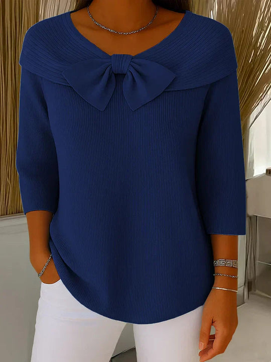 women fitted sweater in black for casual outings 4