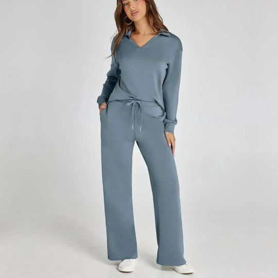 women loungewear set in beige for casual outings 0