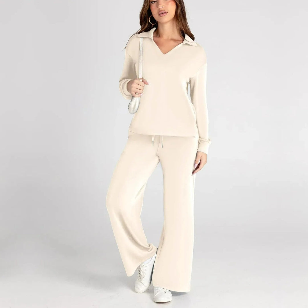 women loungewear set in beige for casual outings 10