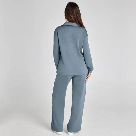 women loungewear set in beige for casual outings 2