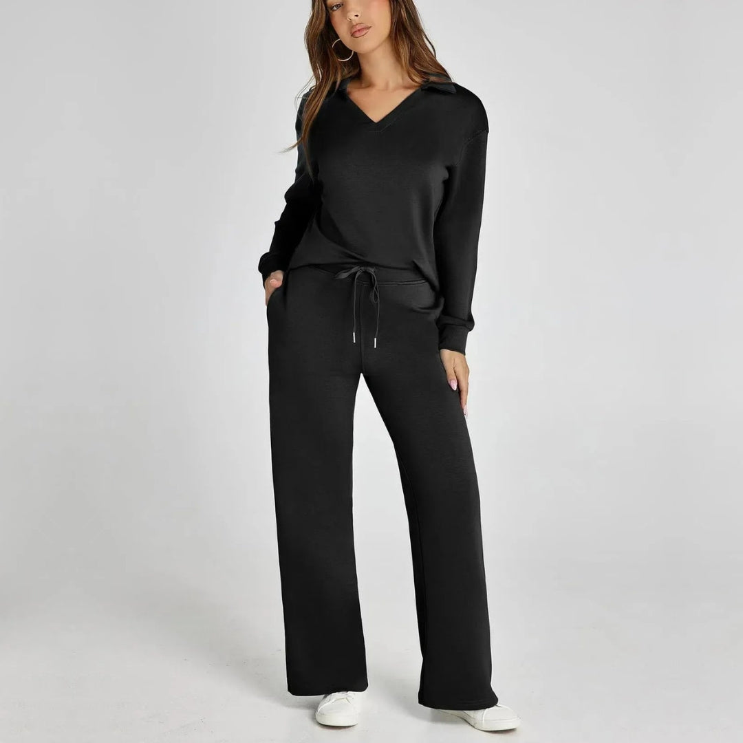 women loungewear set in beige for casual outings 9