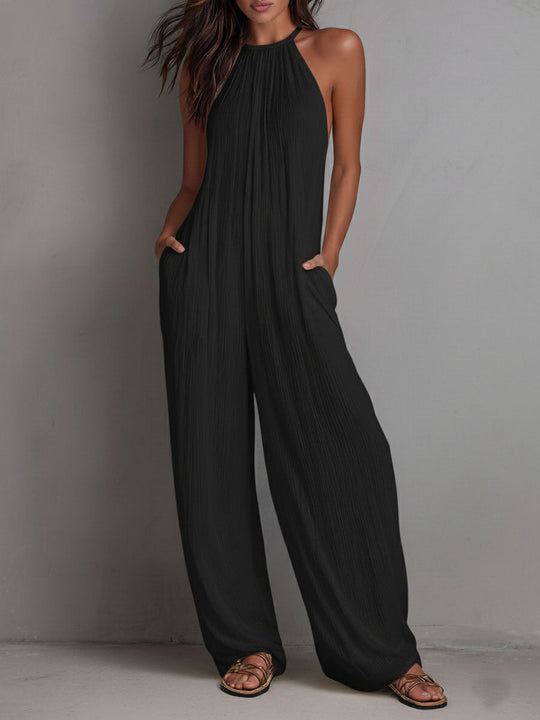 Regina  - Wide Leg Jumpsuit Vacation Dining