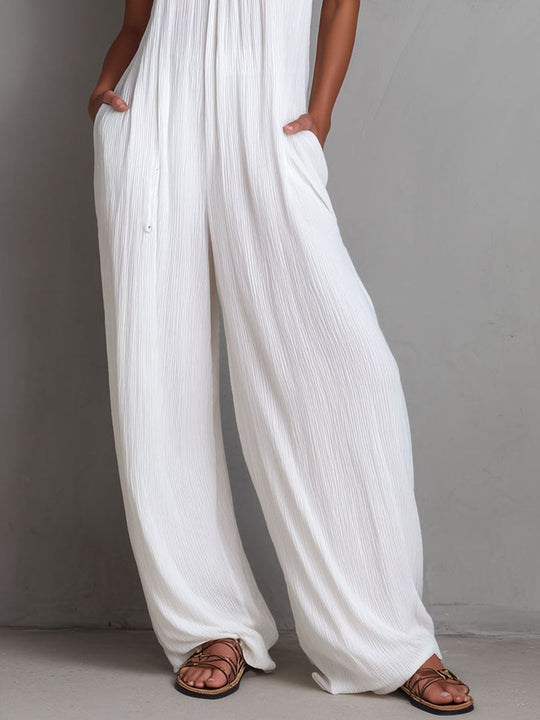 Regina  - Wide Leg Jumpsuit Vacation Dining