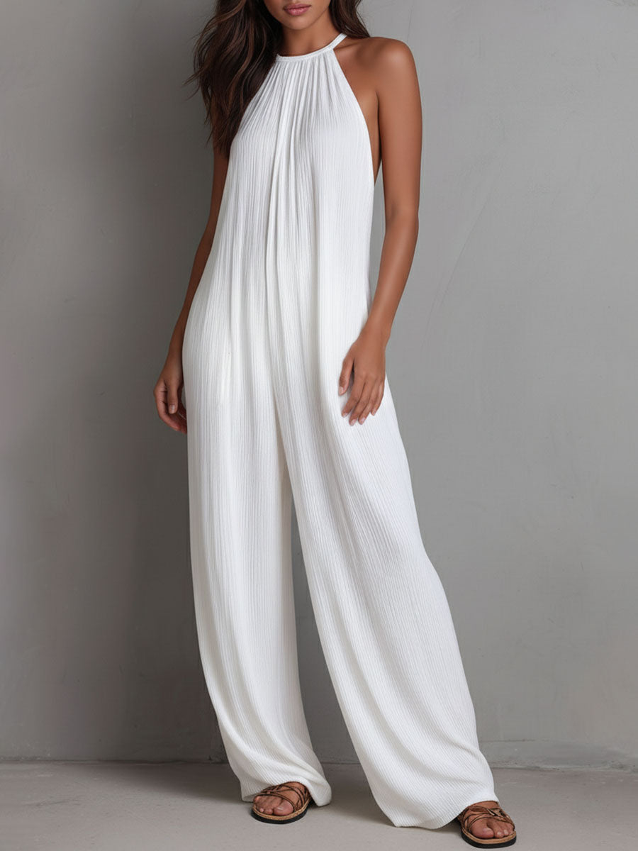 Regina  - Wide Leg Jumpsuit Vacation Dining