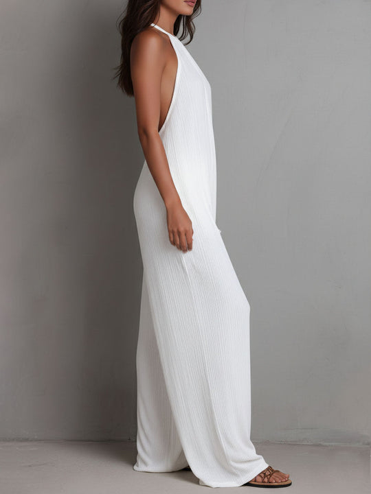 Regina  - Wide Leg Jumpsuit Vacation Dining