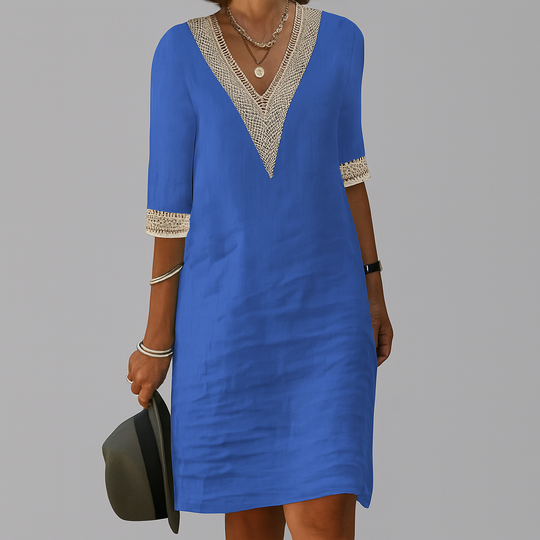 Rosie  - V-Neck Shift Dress