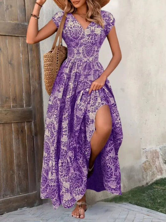 women floral maxi dress in multicolor for summer parties 3