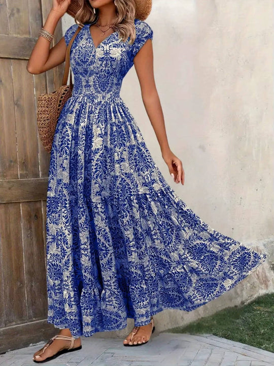 women floral maxi dress in multicolor for summer parties 4