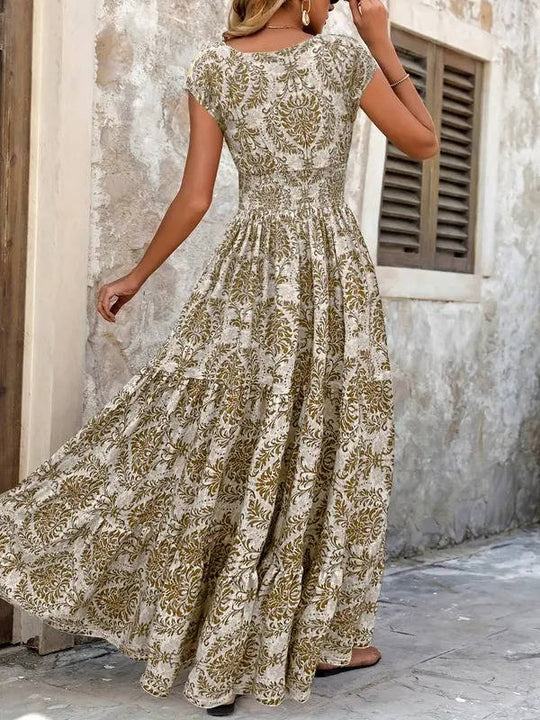 women floral maxi dress in multicolor for summer parties 7