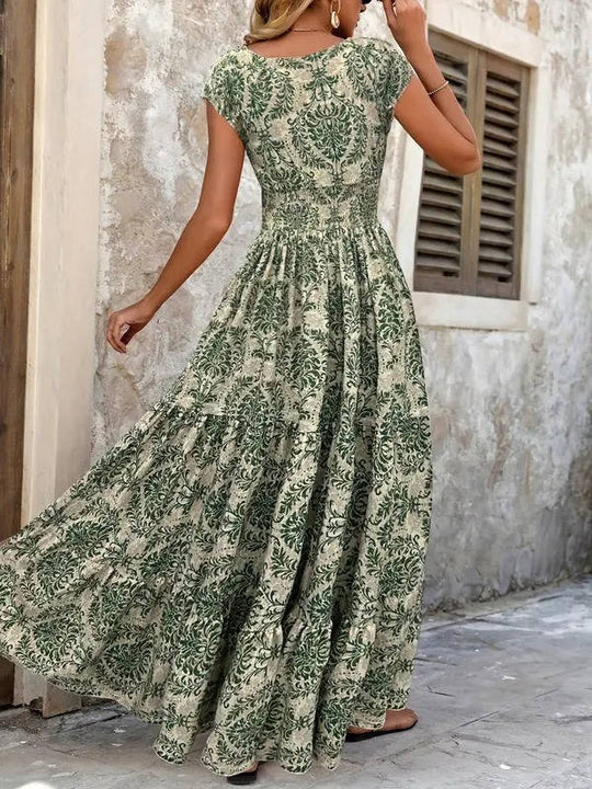 women floral maxi dress in multicolor for summer parties 8