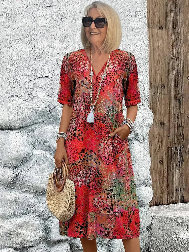 women summer dress in floral for casual outings 0