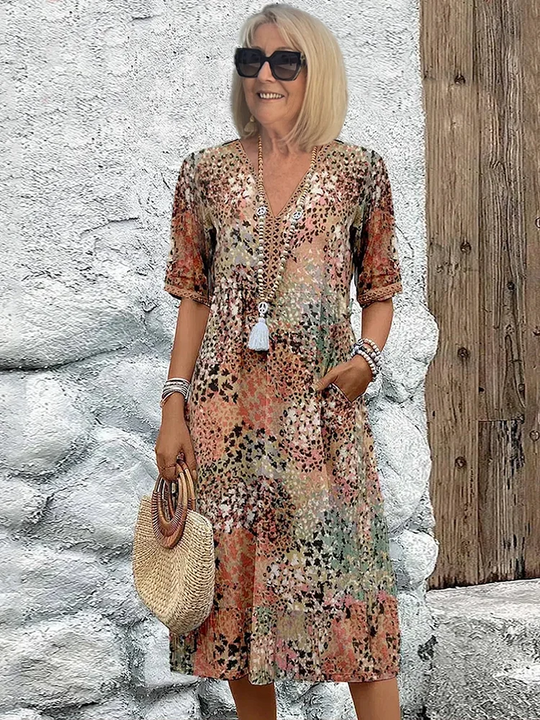 women summer dress in floral for casual outings 4