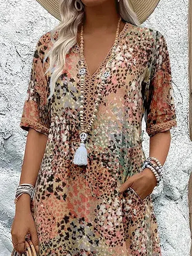 women summer dress in floral for casual outings 5