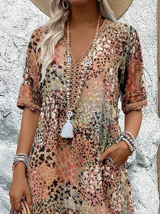 women summer dress in floral for casual outings 5