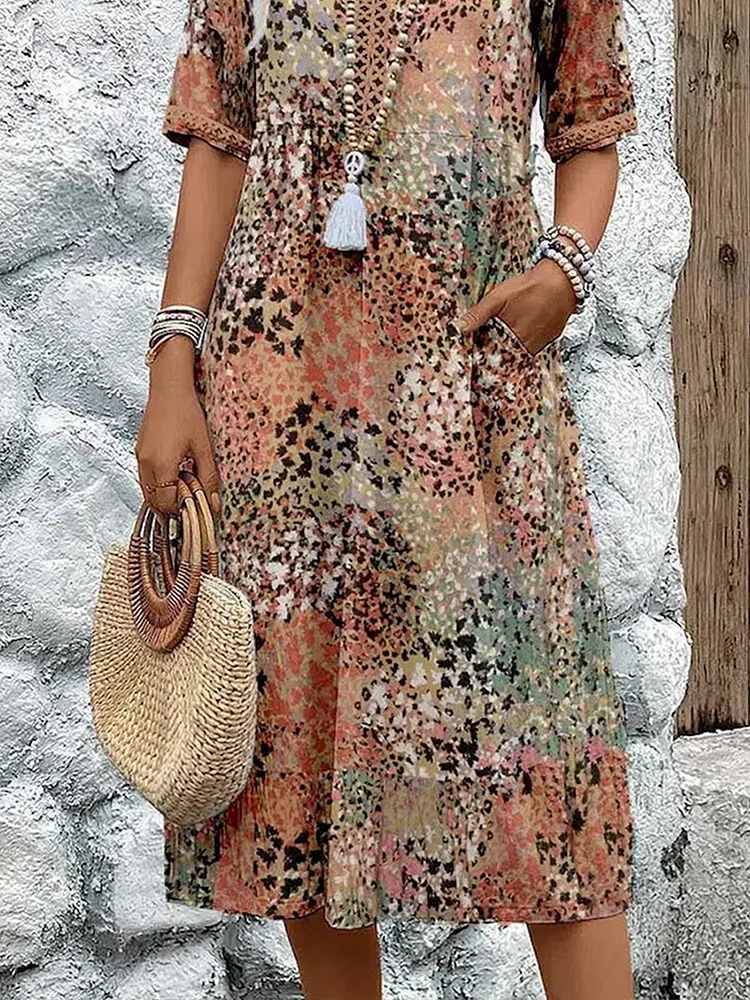 women summer dress in floral for casual outings 6