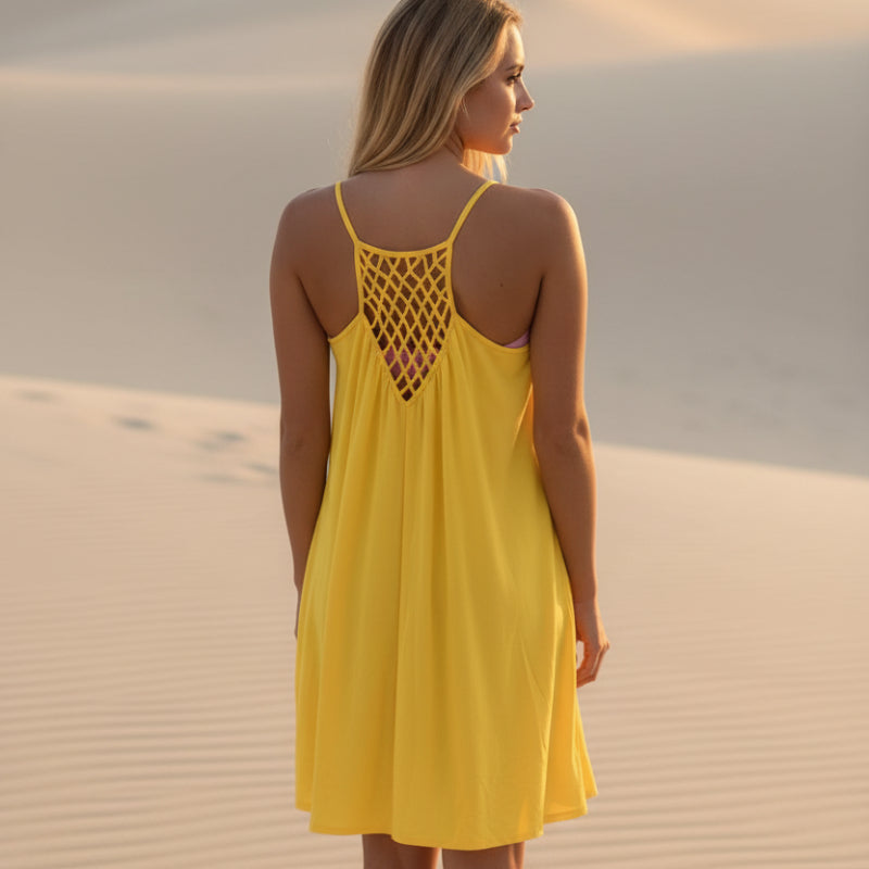 women summer dress in blue for casual outings 3