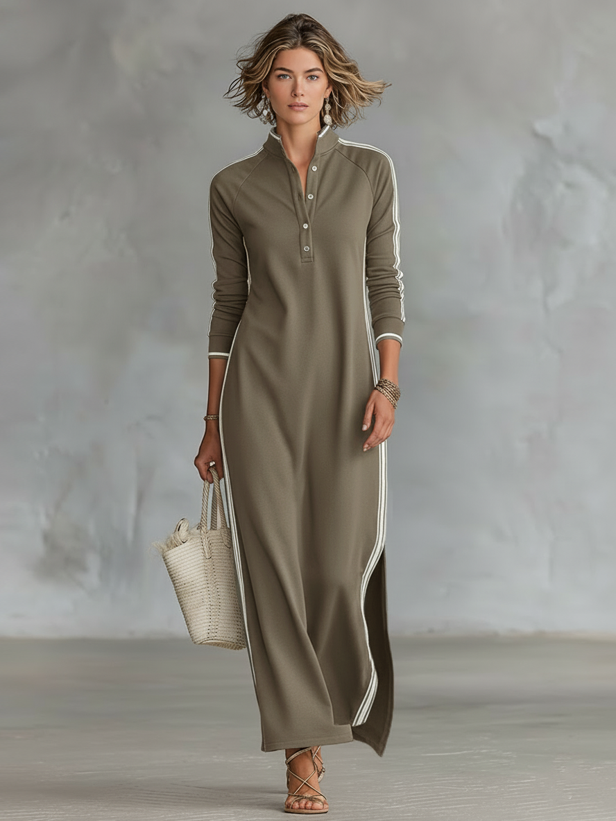 Susie  - Casual Sweatshirt Maxi Dress Casual City Walks