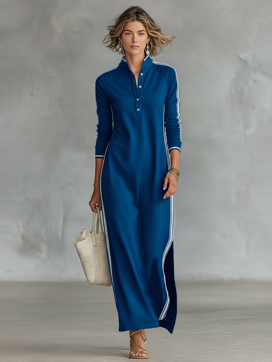 Susie  - Casual Sweatshirt Maxi Dress Casual City Walks