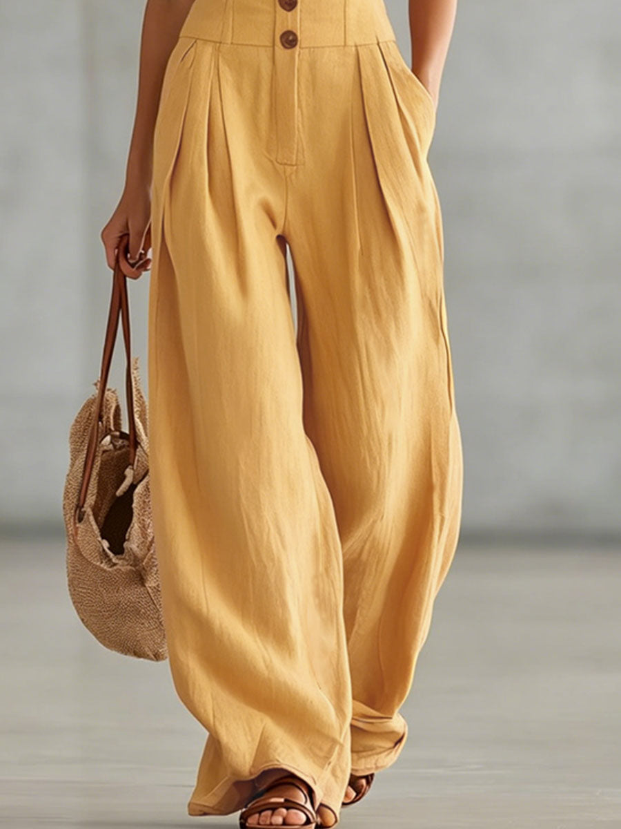 Teri  - Wide-Leg Jumpsuit Casual Weekend Outings