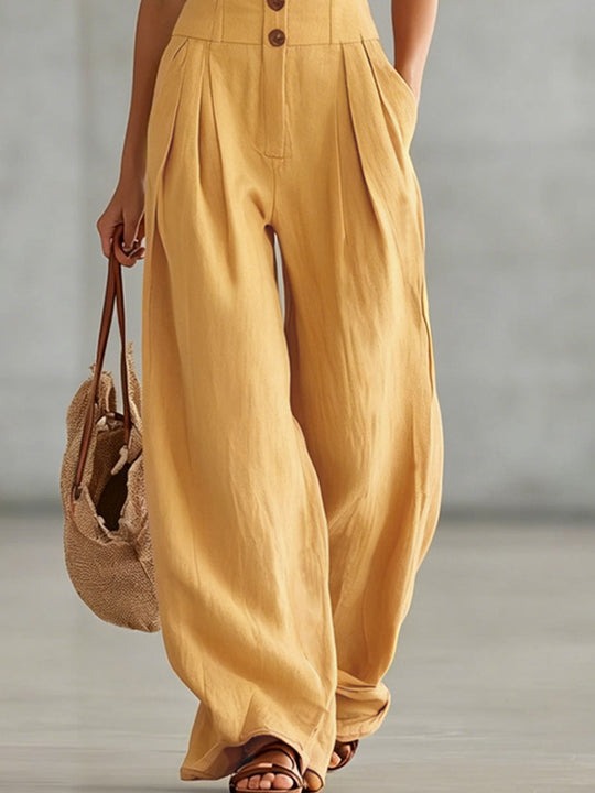 Teri  - Wide-Leg Jumpsuit Casual Weekend Outings