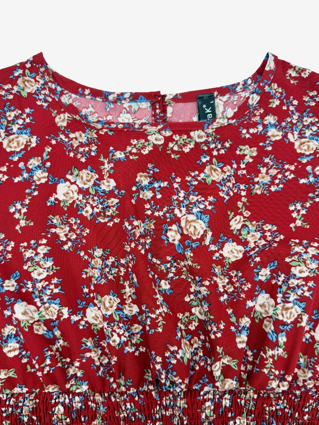 Terri  - Floral Midi Summer Dress Vacation Wear