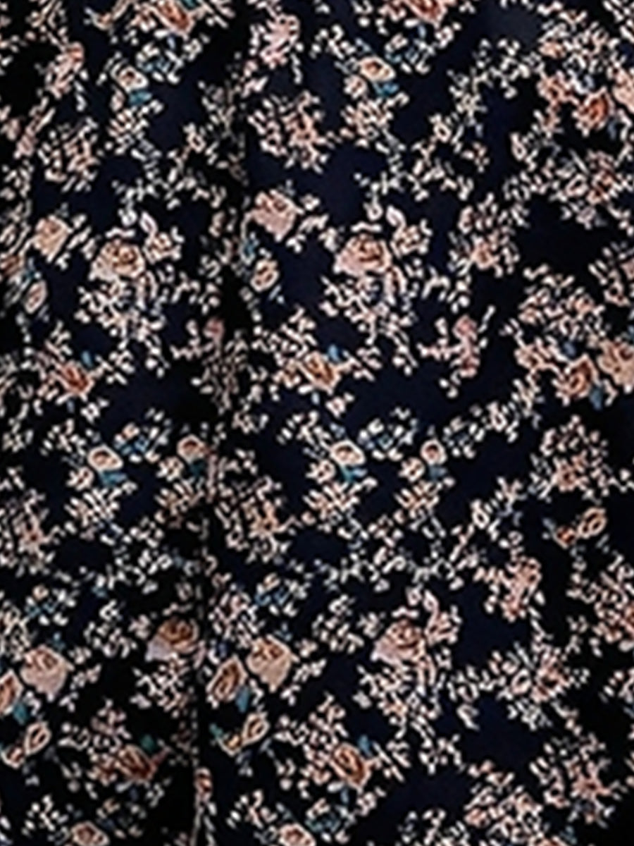 Terri  - Floral Midi Summer Dress Vacation Wear