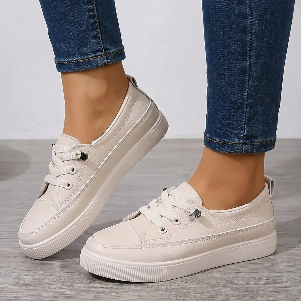 Tracey  - Lace-Up Flat Casual Sneaker For Women