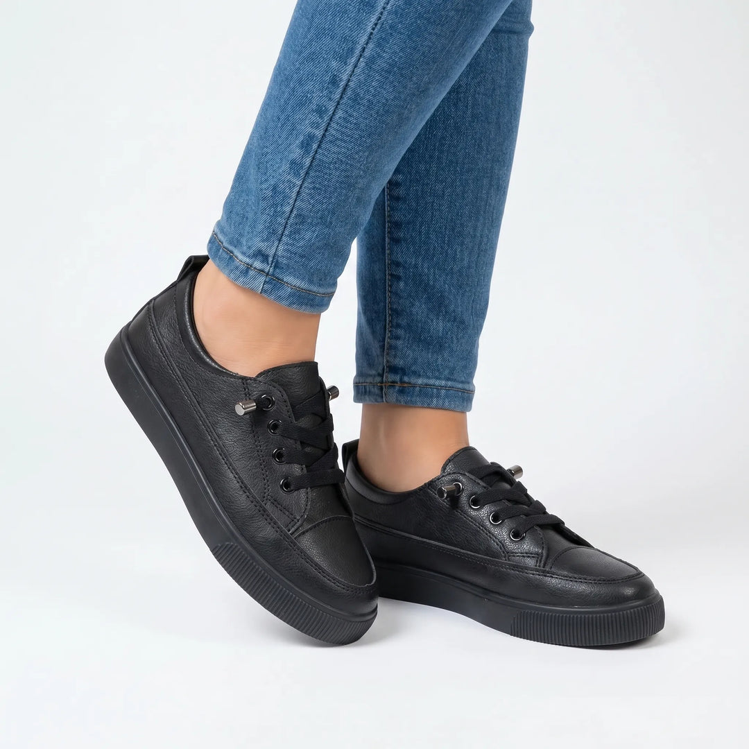 Tracey  - Lace-Up Flat Casual Sneaker For Women