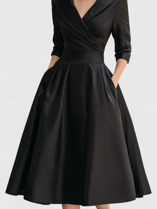women midi dress in blue for casual outings 2