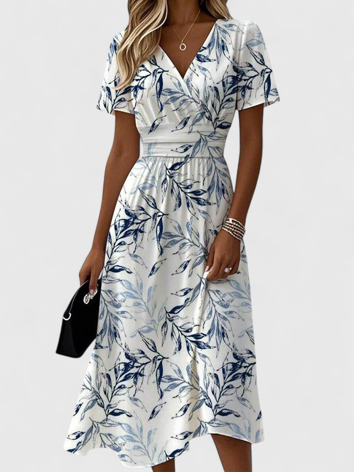 women summer dress in blue for casual outings 0
