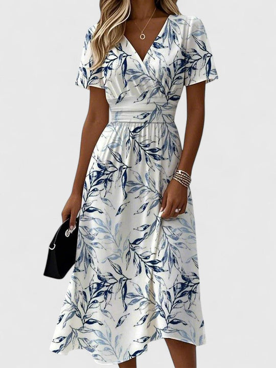 women summer dress in blue for casual outings 0
