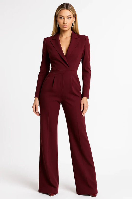 women jumpsuit in black for formal occasions 0